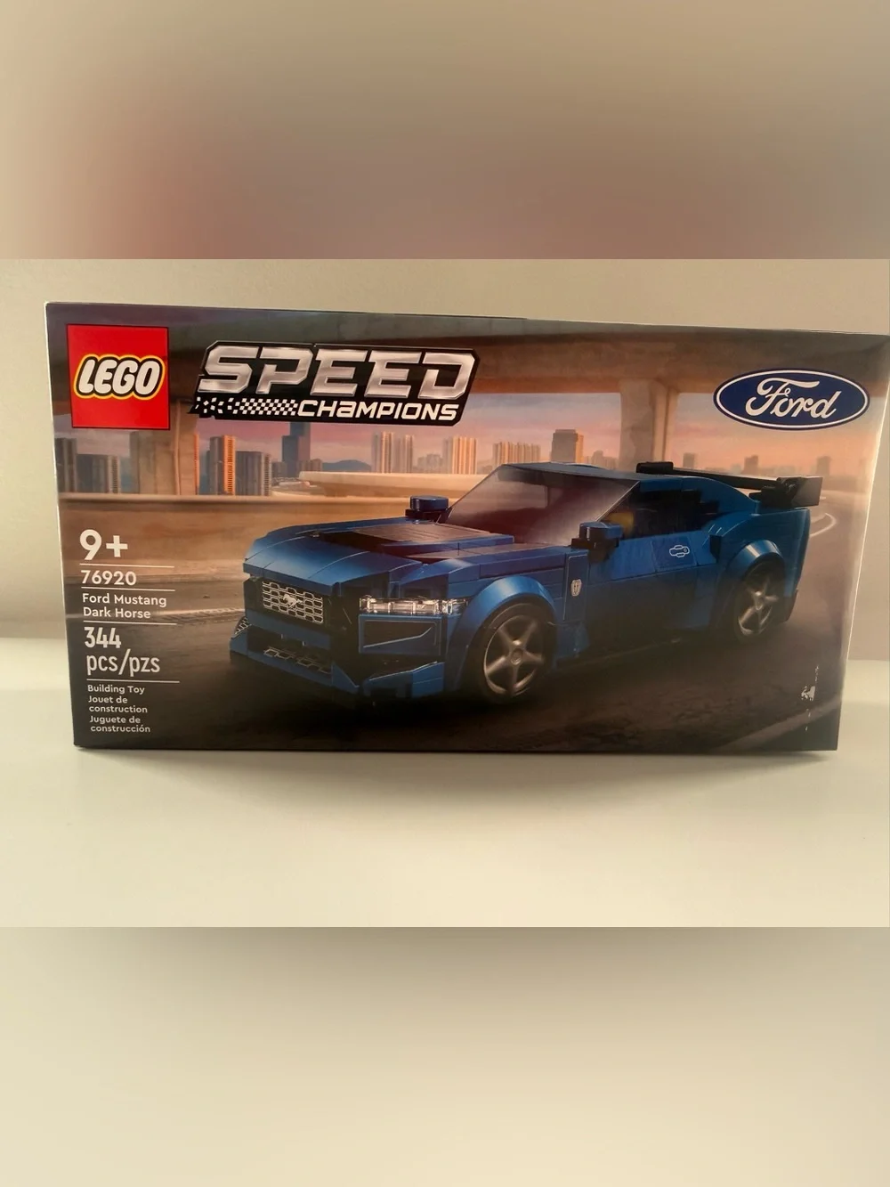 Lego Speed Champions Ford Mustang Dark Blue Racing Car Set